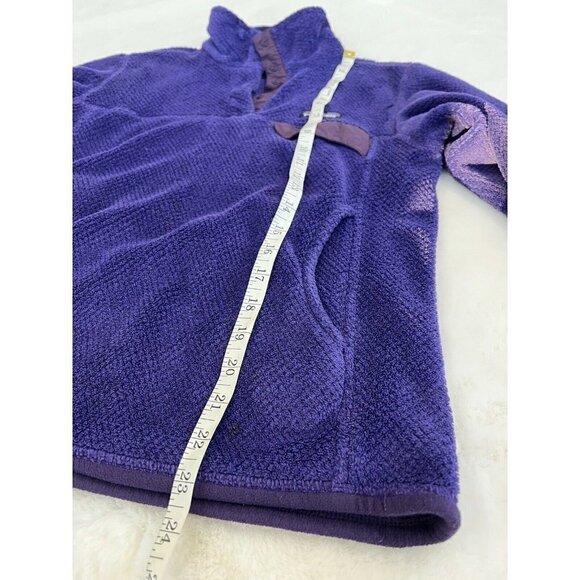 Patagonia Women’s Jacket 1/4 Snap-T Fleece Pullover Thermal Size Small Purple - Picture 5 of 12